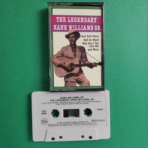 The Legendary Hank Williams Sr. Cassette 1987